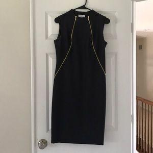 Calvin Klein Zipper Accent Dress